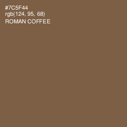 #7C5F44 - Roman Coffee Color Image